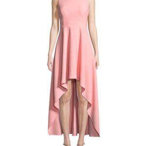 Saks Pink high-low style formal dress for prom, bridesmaid, or wedding guest